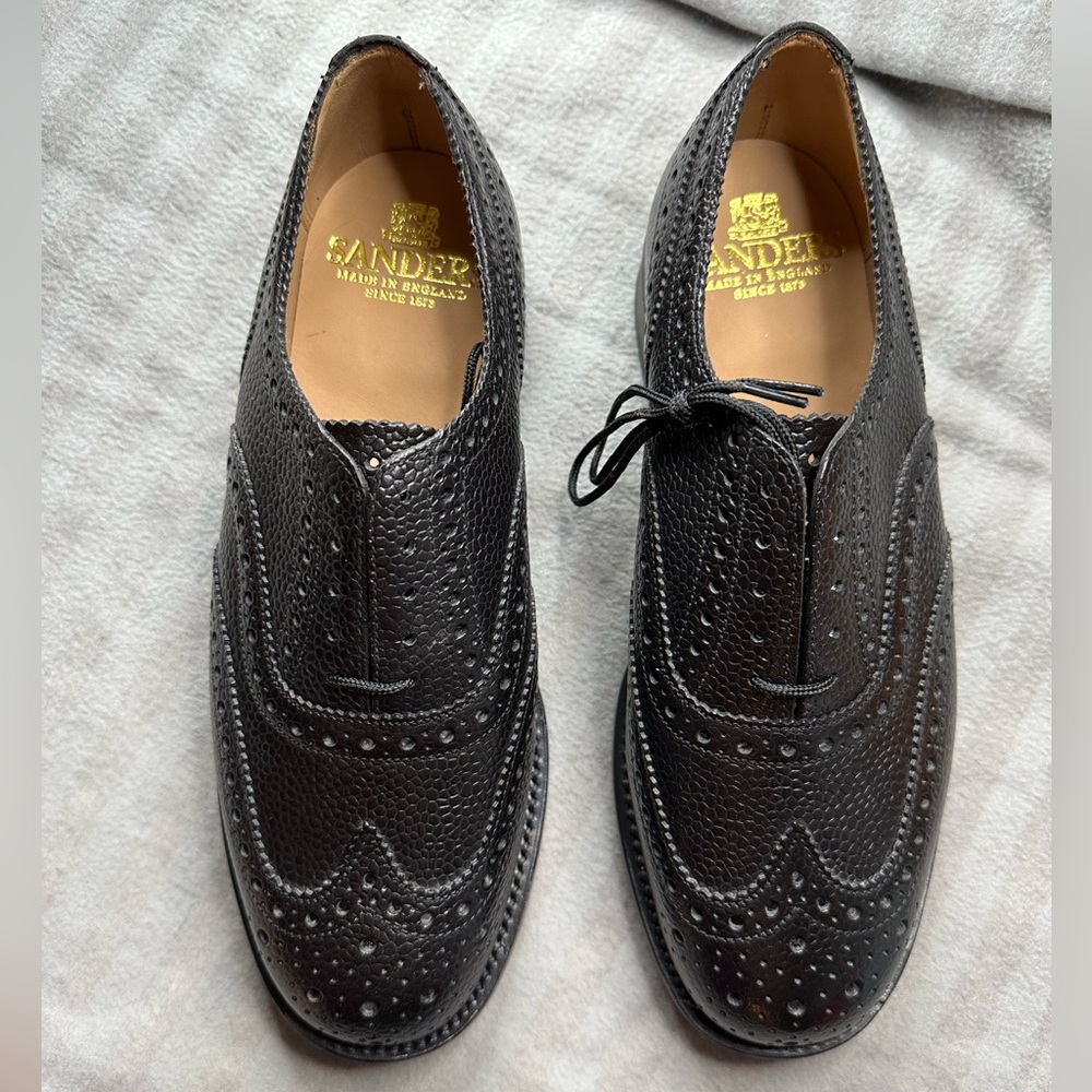 Sanders Braemar Brogue Shoes